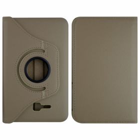 Fitcase Samsung Tab 3 Lite T110-T113 360 Derece Döner Standlı Gold Kılıf