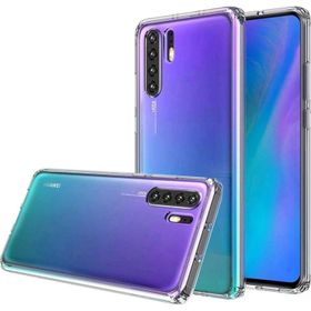 Fitcase Toz Koruma Tıpalı Şeffaf Arka Kapak Huawei P30 Pro Kılıf