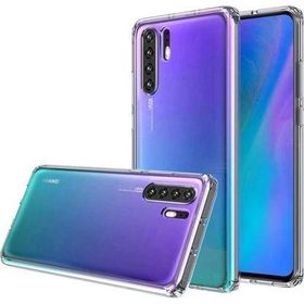 Fitcase Toz Koruma Tıpalı Şeffaf Arka Kapak Huawei P30 Pro Kılıf