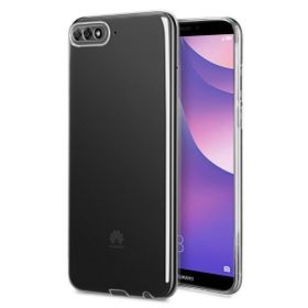 Fitcase Toz Koruma Tıpalı Şeffaf Arka Kapak Huawei Y6 2018 Kılıf