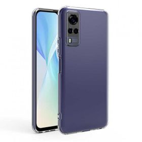 Fitcase Vivo Y53S Kamera Korumalı Silikon Şeffaf Arka Kapak Kılıf