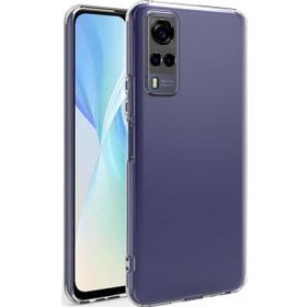 Fitcase Vivo Y53S Kamera Korumalı Silikon Şeffaf Arka Kapak Kılıf