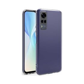 Fitcase Vivo Y53S Kamera Korumalı Silikon Şeffaf Arka Kapak Kılıf