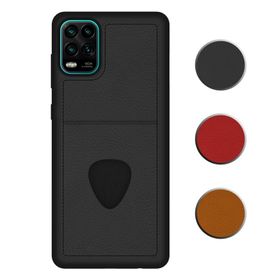 Fitcase Xiaomi Mi 10 Lite Proda Deri Tek Kartlık Cepli Kapak Kılıf