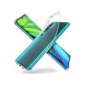 Fitcase Xiaomi Mi Note 10 Pro Toz Koruma Tıpalı Şeffaf Arka Kapak Kılıf