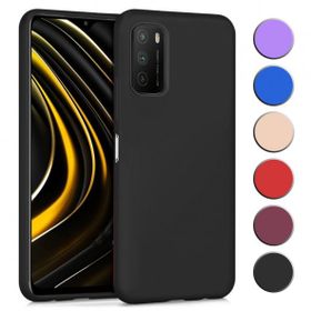 Fitcase Xiaomi Poco M3 Premiums Silikon Cep Telefonu Kılıfı