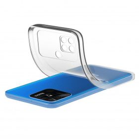 Fitcase Xiaomi Redmi 10C Poco C40 Kamera Korumalı Şeffaf Silikon Cep Telefonu Kılıfı