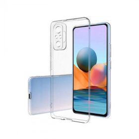 Fitcase Xiaomi Redmi Note 10 Pro Kamera Korumalı Şeffaf Silikon Cep Telefonu Kılıfı