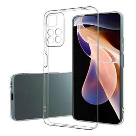 Fitcase Xiaomi Redmi Note 11T 5G Poco M4 Pro 5G Kamera Korumalı Şeffaf Silikon Cep Telefonu Kılıfı