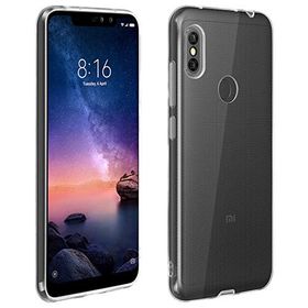 Fitcase Xiaomi Redmi Note 6 Toz Koruma Tıpalı Şeffaf Arka Kapak Kılıf