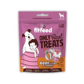 Fitfeed Freeze-Dried Çiğ Dana Ciğer ve Havuç 40 gr Köpek Ödülü