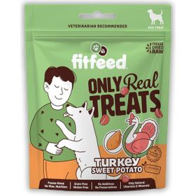 Fitfeed Freeze-Dried Çiğ Hindi ve Tatlı Patates 40 gr Köpek Ödülü