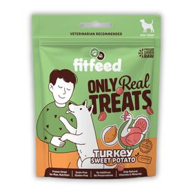 Fitfeed Freeze-Dried Çiğ Hindi ve Tatlı Patates 40 gr Köpek Ödülü