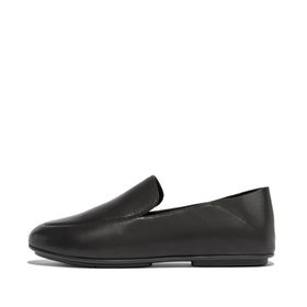 FitFlop Allegro Crush-Back Leather Siyah Renk Kadın Loafer Babet