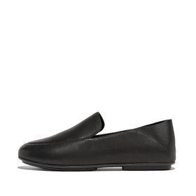 FitFlop Allegro Crush-Back Leather Siyah Renk Kadın Loafer Babet