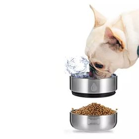 Fitmart 1 lt Pet Friendly Kedi Köpek Mama ve Su Bölmeli Paslanmaz Çelik Termos
