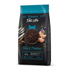 Fitmin for Life Adult Cat - Fish and Chicken 8 kg Kuru Kedi Maması