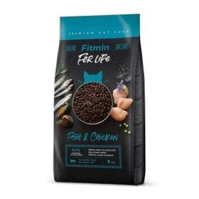 Fitmin For Life Balıklı ve Tavuklu 8 kg Yetişkin Kedi Maması