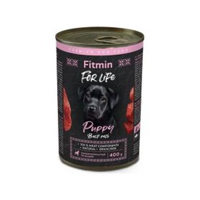 Fitmin For Life Biftekli Pate 400 gr Yavru Köpek Konserve Maması