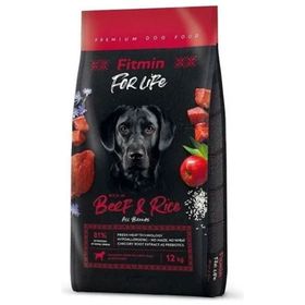 Fitmin For Life Sığır Etli ve Pirinçli 12 KG Yetişkin Köpek Maması