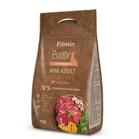 Fitmin Purity Tahılsız Sığır Etli 4 kg Yetişkin Mini Irk Köpek Maması