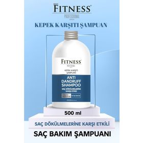 Fitness Professional Kepek Karşıtı 500 ml E Vitamini ve Provitamin B5 Katkılı Saç Dökülmesine Karşı Bakım Şampuanı