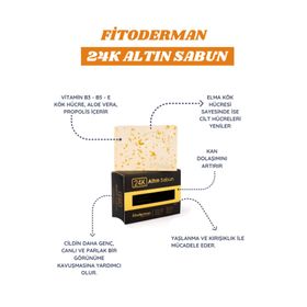 Fitoderman 24K Altın 150 gr Yüz Sabunu