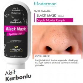 Fitoderman Aktif Karbonlu 100 ml Black Mask