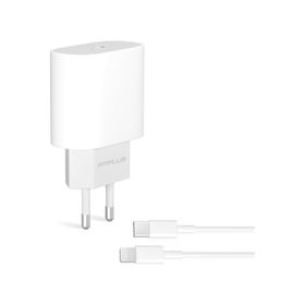 FitPlus Bianca B274L 20W PD Type-C Şarj Aleti Type-C/Lightning Kablo Set