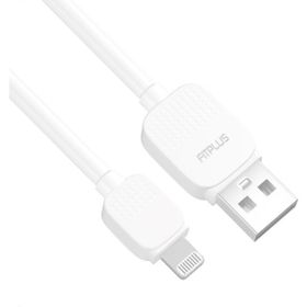 FitPlus Bianca BS-102 2.4A 1 mt - Beyaz Lightning Data/Şarj Kablosu