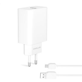 FitPlus Bianca FT-301M QC 3.0 3A Seyahat Şarj Aleti Micro Usb Kablo Set