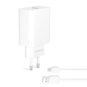 FitPlus Bianca FT-301M QC 3.0 3A Seyahat Şarj Aleti Micro Usb Kablo Set