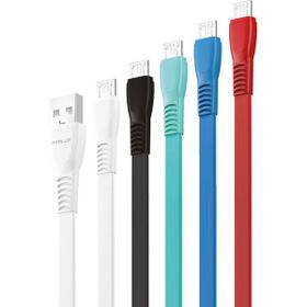 FitPlus Flat FS-401 2.4A 1 m Micro USB Data Şarj Kablosu