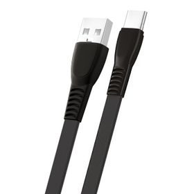 FitPlus Flat FS-403 2.4A 1 mt Type-C Data/Şarj Kablosu