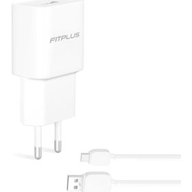 FitPlus FT-206T Bianca 2.4A Seyahat Şarj Aleti + Type-C Kablo Set