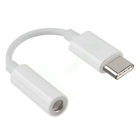 FitPlus JH-022 Type-C to 3.5 mm Beyaz Kulaklık Dönüştürücü Kablo