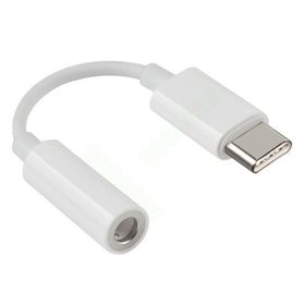 FitPlus JH-022 Type-C to 3.5 mm Beyaz Kulaklık Dönüştürücü Kablo