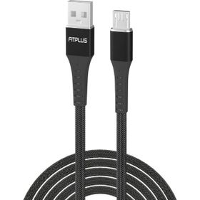FitPlus Strong ST-111 3A 1 mt Örgü - Siyah Micro USB Data/Şarj Kablosu