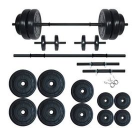Fitset 65 kg Kombo Halter Seti ve Dambıl Seti Ağırlık Fitness Seti