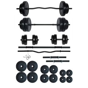 Fitset 78 kg Z Barlı Halter Seti Ve Dambıl Seti Ağırlık Fitness Seti
