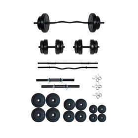 Fitset 78 kg Z Barlı Halter Seti Ve Dambıl Seti Ağırlık Fitness Seti