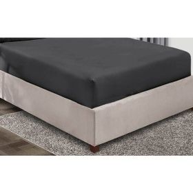 Fitted Gri Tek Kişilik Lastikli Çarşaf