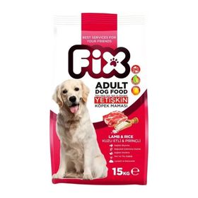 Fix 15 kg Kuzu Etli ve Pirinçli Köpek Maması
