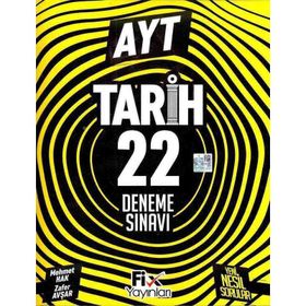 Fix Yayınları AYT Tarih 22 Deneme Sınavı