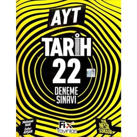 Fix Yayınları AYT Tarih 22 Deneme Sınavı