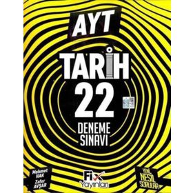 Fix Yayınları AYT Tarih 22 Deneme Sınavı
