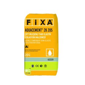 Fixa Aquacement 2K 205 Çift Bileşenli 5.4 kg B Bileşeni Yarı Elastik İzolasyon Malzemesi