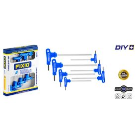 Fixio FH6107 7 Parça T Saplı 2 Uçlu Alyan Anahtar Takımı