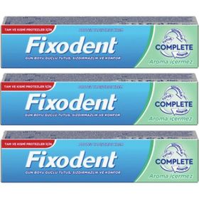 Fixodent 3x47 gr Complete Aromasız Diş Protezi Yapıştırıcısı