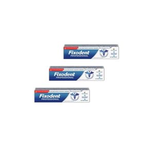 Fixodent 40 gr x 3 Professional Diş Protez Yapıştırıcı Krem